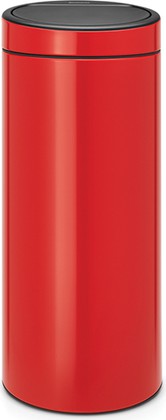 Мусорный бак Brabantia Touch Bin New, 30л, пламенно-красный 115189