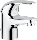 Смеситель однорычажный с цепочкой для раковины, хром Grohe EUROECO 32733000