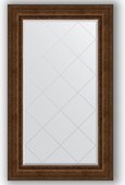 Зеркало Evoform Exclusive-G 820x1370 с гравировкой, в багетной раме 120мм, состаренная бронза с орнаментом BY 4257