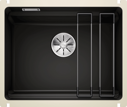 Кухонная мойка Blanco Etagon 500-U, чёрный 525155