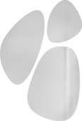 Комплект комбинаторных зеркал Jorno Stone, 3шт, капля Stn.05/W/JR