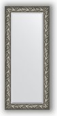 Зеркало Evoform Exclusive 690x1590 с фацетом, в багетной раме 99мм, византия серебро BY 3572