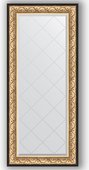 Зеркало Evoform Exclusive-G 700x1600 с гравировкой, в багетной раме 106мм, барокко золото BY 4165