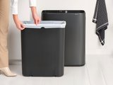 Мусорный бак Brabantia Bo Touch Bin 60л, тёмно-серый 233623