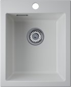 Кухонная мойка Omoikiri Omishima 41 WH Matt Natceramic, врезной монтаж, белый матовый 4997547
