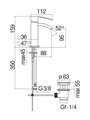 Смеситель для биде Nobili Ray, хром RY00119/1CR