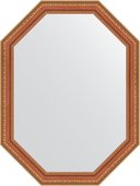 Зеркало Evoform Polygon 610x810 в багетной раме 60мм, бронзовые бусы на дереве BY 7055
