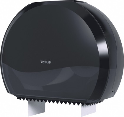 Диспенсер для туалетной бумаги Tellus TP2 в мини Джамбо рулонах, чёрный 922008