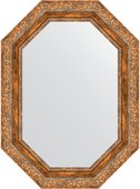 Зеркало Evoform Polygon 550x750 в багетной раме 85мм, виньетка античная бронза BY 7153