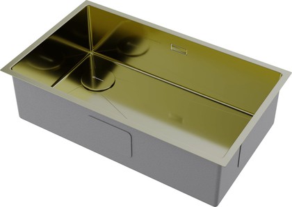 Кухонная мойка Omoikiri Taki 74-U/IF-L Side LG, светлое золото 4997472
