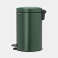 Бак для мусора Brabantia Newicon, 12л, с педалью, зелёная сосна 304040