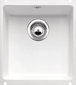 Кухонная мойка Blanco Subline 375-U PuraPlus, без крыла, керамика, белый глянцевый 516035