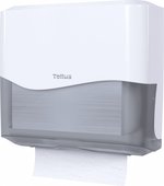 Мини-диспенсер Tellus для листовых полотенец моносложения, белый 913500