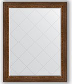 Зеркало Evoform Exclusive-G 960x1210 с гравировкой, в багетной раме 88мм, римская бронза BY 4363