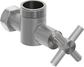 Вентиль Сунержа угловой Крест G1"НРxG3/4"НГ, сатин 071-1304-0134