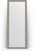 Зеркало Evoform Definite Floor 780x1970 пристенное напольное, в багетной раме 70мм, соты титан BY 6006