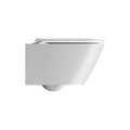 Унитаз подвесной GSI Modo+ 540x370, Swirlflush 2.0, с креплением, белый матовый 8415FR209