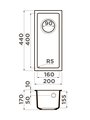 Кухонная мойка Omoikiri Bosen 20-U-ES, Tetogranit, espresso 4997203