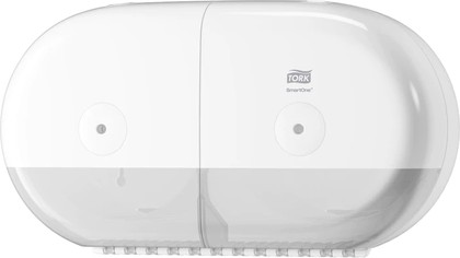 Диспенсер Tork SmartOne для туалетной бумаги в мини-рулонах, двойной, белый 682000