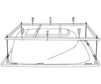Усиленная рама для ванны Riho 200x90см 2YNVN1019