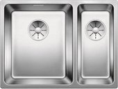 Кухонная мойка Blanco Andano 340/180-IF, чаша слева, отводная арматура, полированная сталь 522975