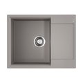 Кухонная мойка Omoikiri Daisen-65-GR с крылом, серый 4993682