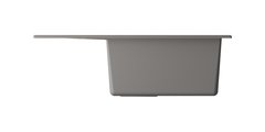 Кухонная мойка Omoikiri Sumi 65A-GR, с крылом, Artceramic, leningrad grey 4997094