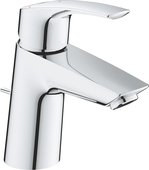 Смеситель для раковины Grohe Eurosmart S-size CoolStart, корпус под наклоном, с донным клапаном, хром 23969003