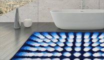 Коврик для ванной 60x60см синий Grund Karim 07 3644.64.048