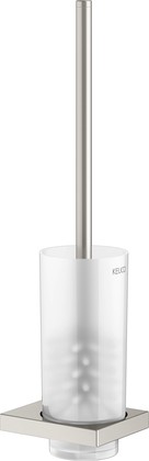Туалетный гарнитур Keuco Edition 11, настенный, с хрустальной матовой колбой, никель шлифованный 11164 059000