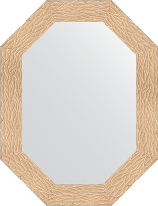Зеркало Evoform Polygon 660x860 в багетной раме 90мм, золотые дюны BY 7179