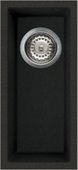 Кухонная мойка Omoikiri Bosen 20-U-BL, без крыла, гранит, чёрный 4993153