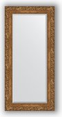 Зеркало Evoform Exclusive 550x1150 с фацетом, в багетной раме 85мм, виньетка бронзовая BY 1250