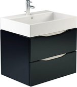 Тумба подвесная с раковиной, 2 ящика 60x45x57см Verona Viva VA102