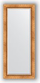 Зеркало Evoform Exclusive 660x1560 с фацетом, в багетной раме 88мм, римское золото BY 3568
