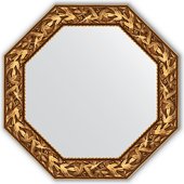 Зеркало Evoform Octagon 788x788 в багетной раме 99мм, византия золото BY 3831