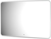 Зеркало с матированием и LED-подсветкой Defesto, 38W, 120x80см, ИК-выключатель, тёплый белый свет DF 3820RH