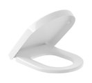 Сиденье с крышкой для унитаза Villeroy & Boch Subway 2.0, с функцией автоматического опускания (SoftClosing), со снимаемым сиденьем (QuickRelease), Альпийский белый 9M68S101