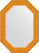 Зеркало Evoform Polygon 540x740 в багетной раме 80мм, сусальное золото BY 7133