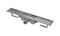 Душевой лоток Alca Professional, 650мм, с порогами для цельной решётки, с сифоном, нержавеющая сталь APZ6-650