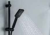 Душевой гарнитур Aquatek Лира 650, 3jet, чёрный матовый AQ2018MB