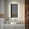Зеркало с окантовкой Defesto Aura 50x100, LED подсветка, без выключателя, нейтральный белый свет DF 2965