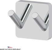 Крючок двойной, хром Ellux AVA 001