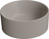 Раковина GSI Kube X d320, накладная, круглая, Tortora matt серо-бежевый матовый 943505