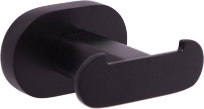 Крючок для полотенец RAV Slezak Yukon, двойной, чёрный YUA0102CMAT