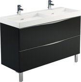 Тумба напольная с двойной раковиной, 2 ящика 120x45x86см Verona Urban UR203