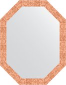 Зеркало Evoform Polygon 720x920 в багетной раме 70мм, соты медь BY 7096