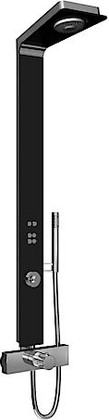 Многофункциональная душевая система с термостатом, стекло антрацит Hansa Smartshower 58590900