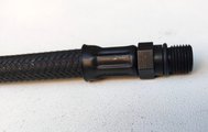 Шланг подключения RAV Slezak, M10xF1/2", 35см, 1шт, чёрный матовый IF0012CMAT
