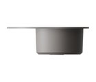 Кухонная мойка Omoikiri Sakaime 60E-GR с крылом, Tetogranit, leningrad grey 4993544